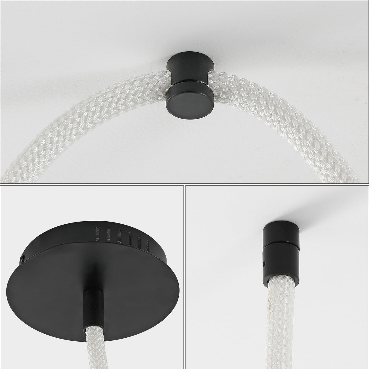 Serafina 360° Adjustable Neon Rope LED Flush Mount