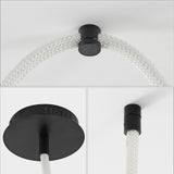 Serafina 360° Adjustable Neon Rope LED Flush Mount