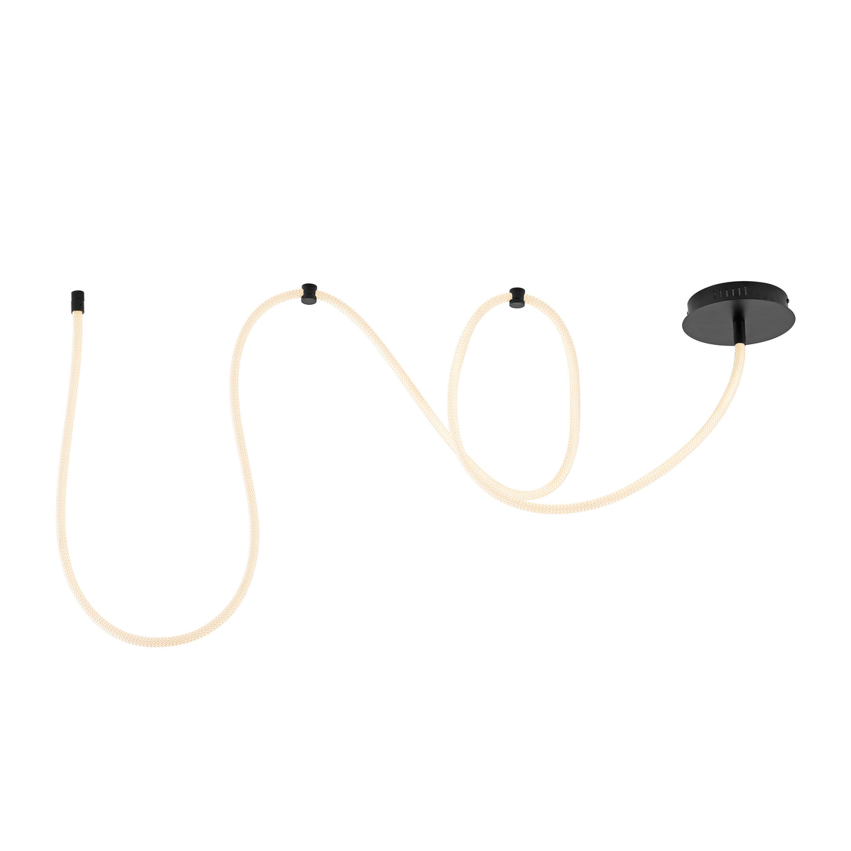 Serafina 360° Adjustable Neon Rope LED Flush Mount