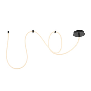Serafina 360° Adjustable Neon Rope LED Flush Mount