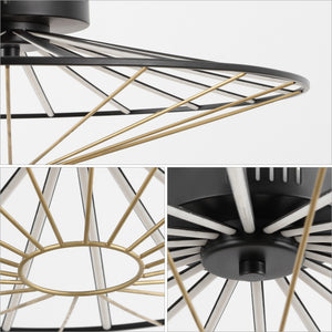 Anders Contemporary Scandinavian Dimmable LED Flush Mount Light