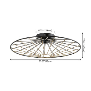 Anders Contemporary Scandinavian Dimmable LED Flush Mount Light
