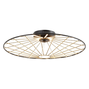 Anders Contemporary Scandinavian Dimmable LED Flush Mount Light