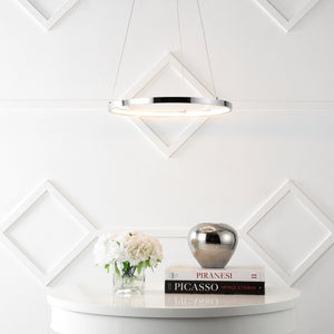 Bradley 1-Light Modern Contemporary Metal Round Integrated LED Pendant