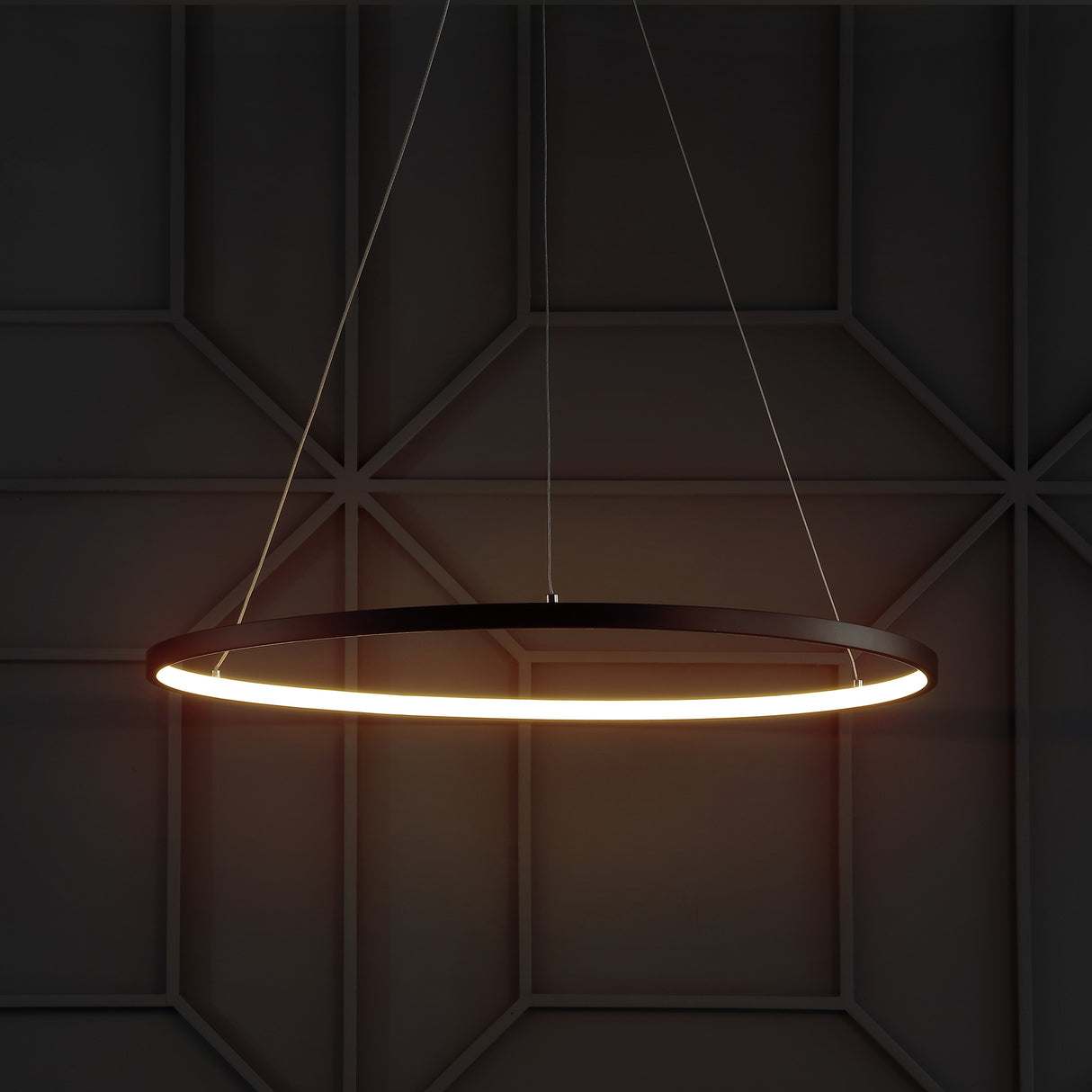 Brice Modern Contemporary Iron Integrated LED Pendant