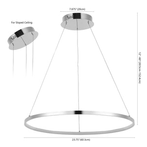 Brice Modern Bohemian Iron Integrated LED Pendant