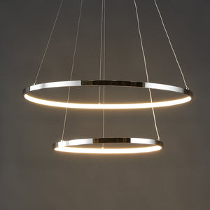 Brice 2-Light Modern Bohemian Iron Integrated LED Pendant