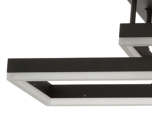 Turing Geometric Integrated LED Metal Flush Mount