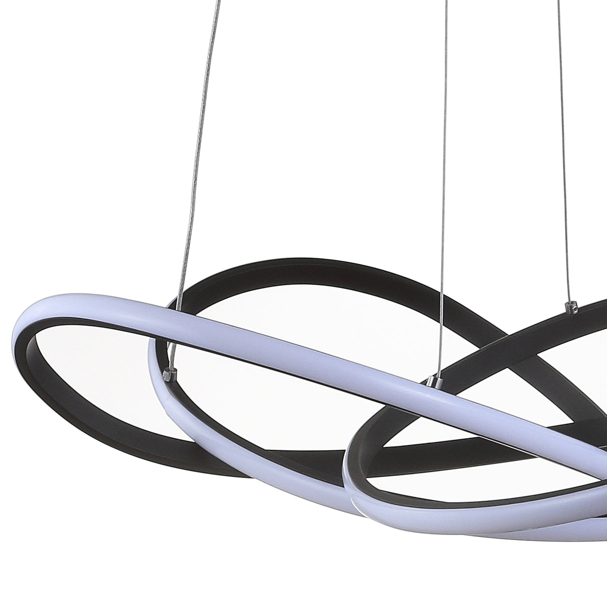 Alexia Abstract Integrated LED Metal Adjustable Pendant