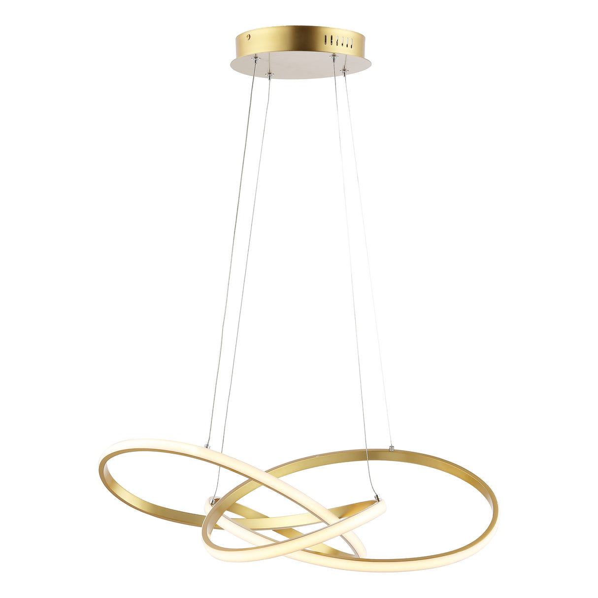 Alexia Abstract Integrated LED Metal Adjustable Pendant