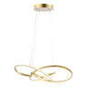 Alexia Abstract Integrated LED Metal Adjustable Pendant