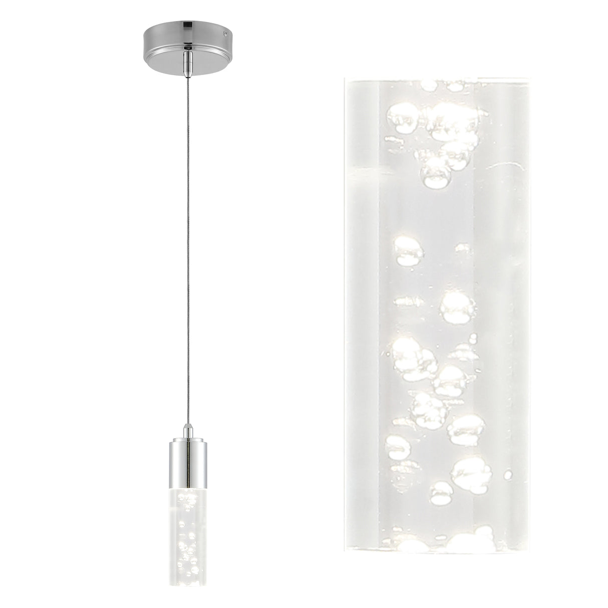 Bolha-1-Light-Bubble-Acrylic/Iron-Modern-Minimalist-Integrated-LED-Pendant-Pendants