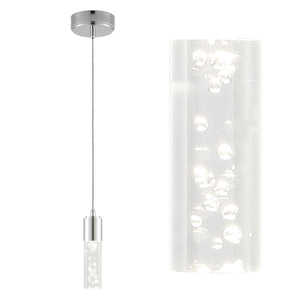 Bolha-1-Light-Bubble-Acrylic/Iron-Modern-Minimalist-Integrated-LED-Pendant-Pendants