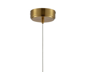 Bolha 1-Light Bubble Acrylic/Iron Modern Minimalist Integrated LED Pendant