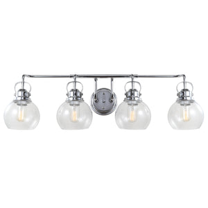 Shirley-4-Light-Metal/Seeded-Glass-Vanity-Light-Vanity-Lights