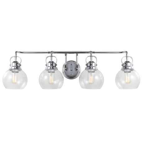 Shirley-4-Light-Metal/Seeded-Glass-Vanity-Light-Vanity-Lights
