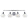 Shirley-4-Light-Metal/Seeded-Glass-Vanity-Light-Vanity-Lights