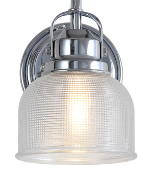 Virginia 1-Light Metal/Glass LED Vanity Light