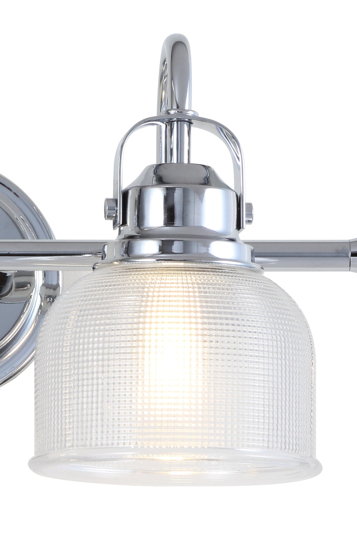 Virginia 2-Light Metal/Glass LED Vanity Light