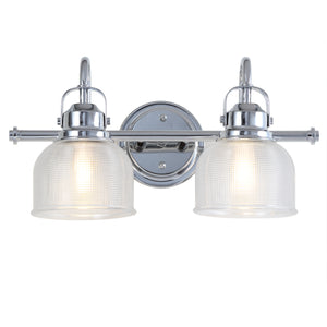 Virginia-2-Light-Metal/Glass-LED-Vanity-Light-Vanity-Lights