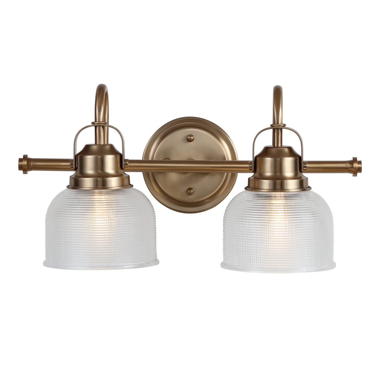 Virginia 2-Light Metal/Glass LED Vanity Light