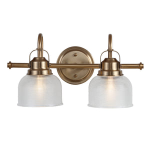 Virginia 2-Light Metal/Glass LED Vanity Light