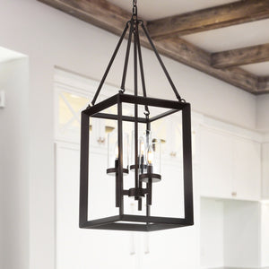 Anna 3-light Metal/Glass LED Pendant