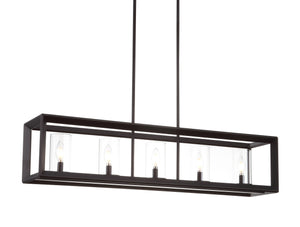 Anna-Linear-5-light-Metal/Glass-LED-Pendant-Pendants