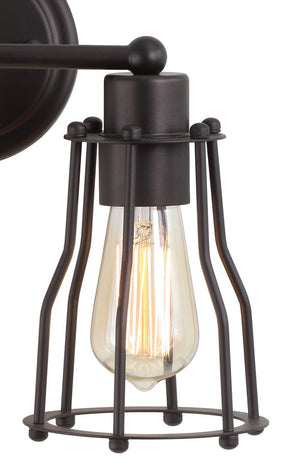 Florence 2-light Metal Vanity Light