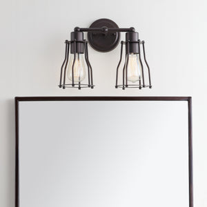 Florence 2-light Metal Vanity Light