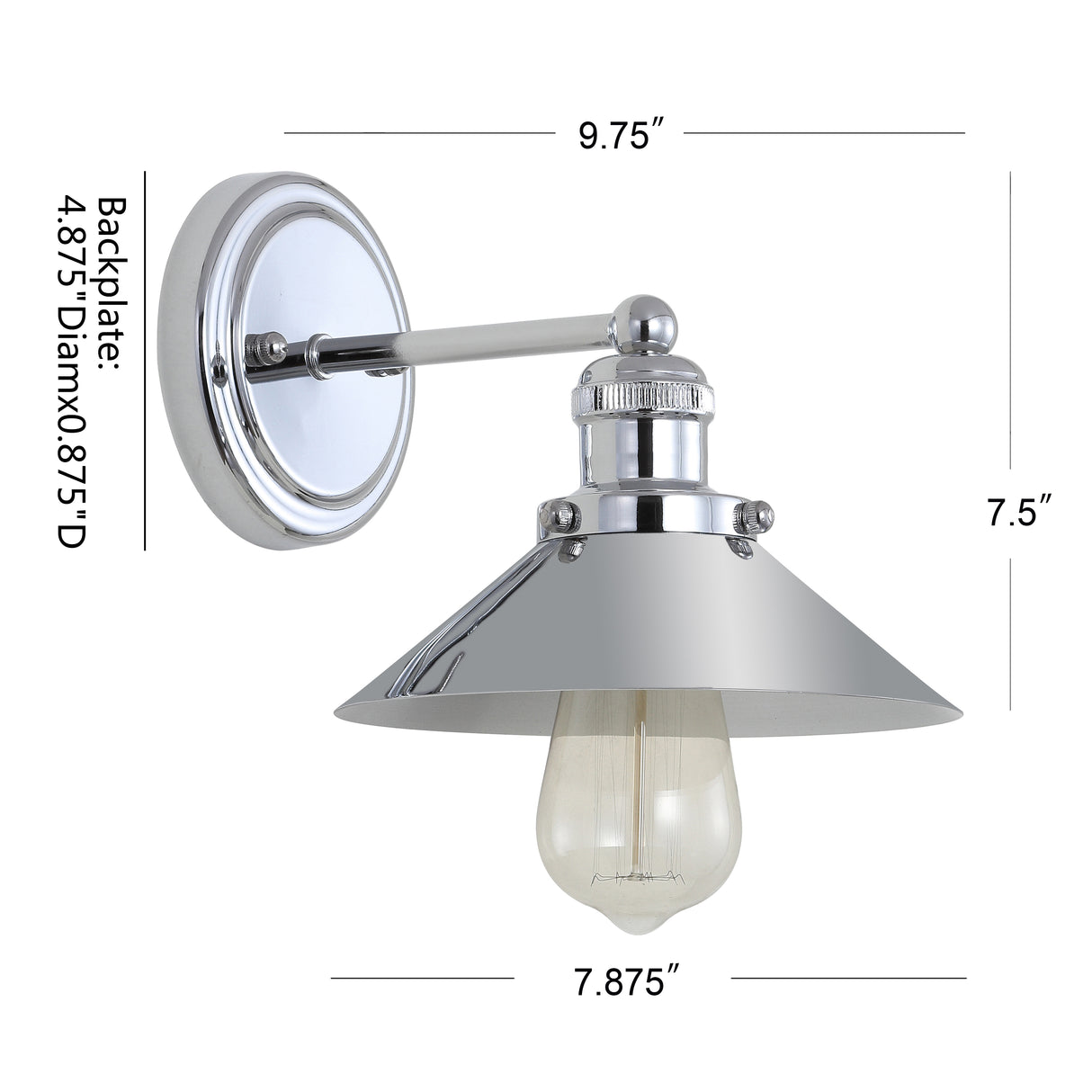 July Metal Shade Sconce