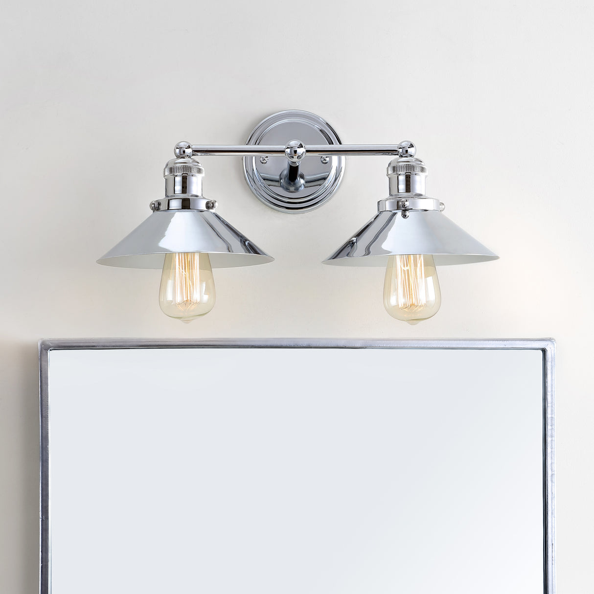 July 2-light Metal Vanity Light