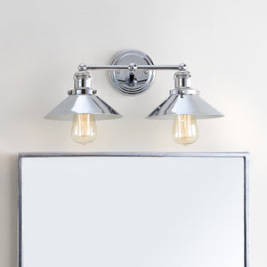 July 2-light Metal Vanity Light