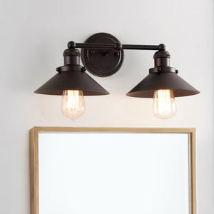 July 2-light Metal Vanity Light