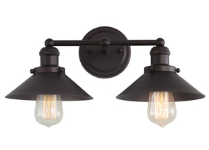 July 2-light Metal Vanity Light