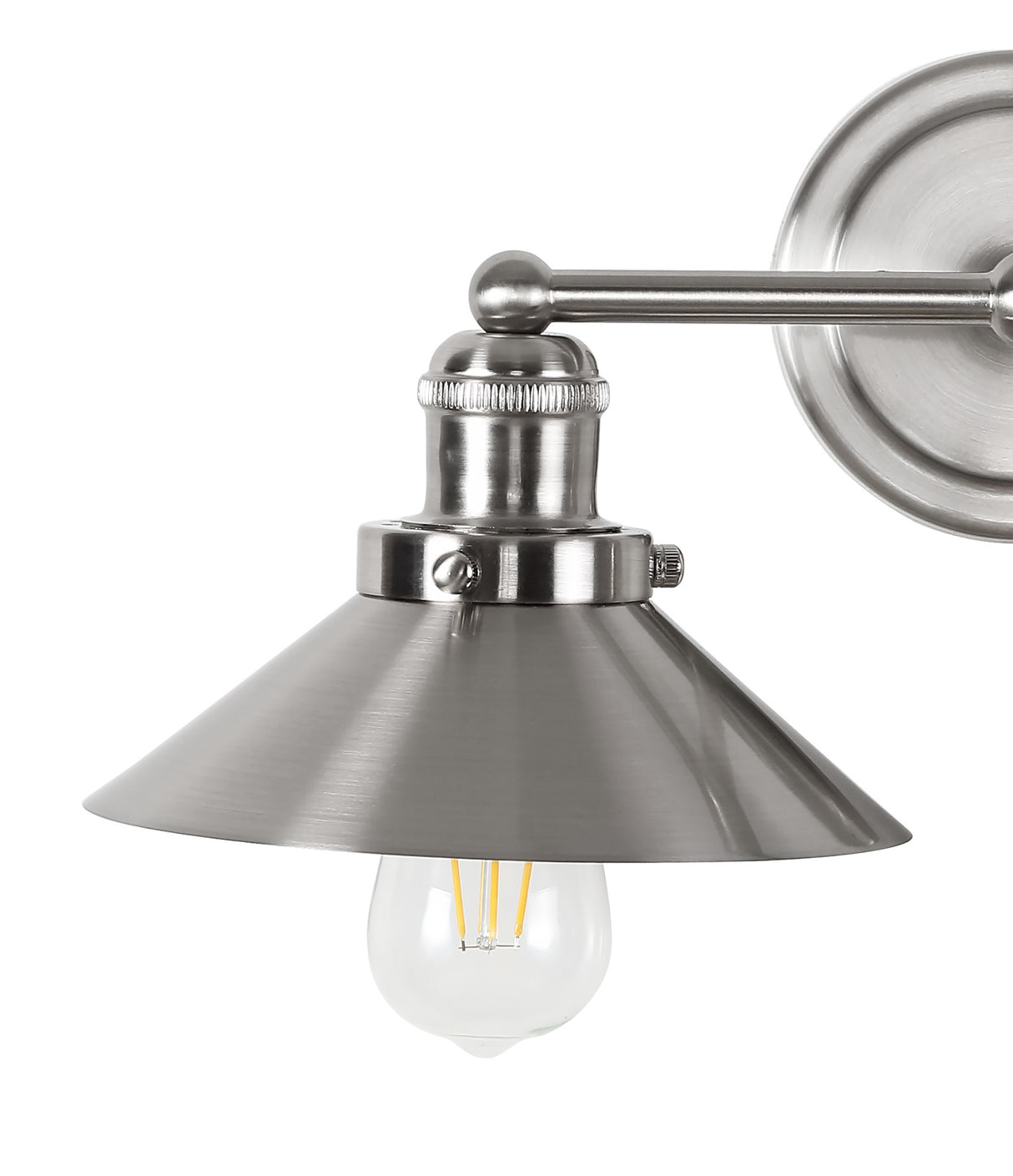 July 2-light Metal Vanity Light