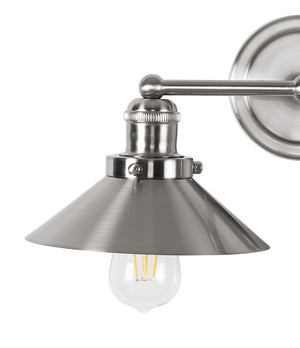 July 2-light Metal Vanity Light