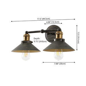 July 2-Light Industrial Farmhouse Metal Vanity Light