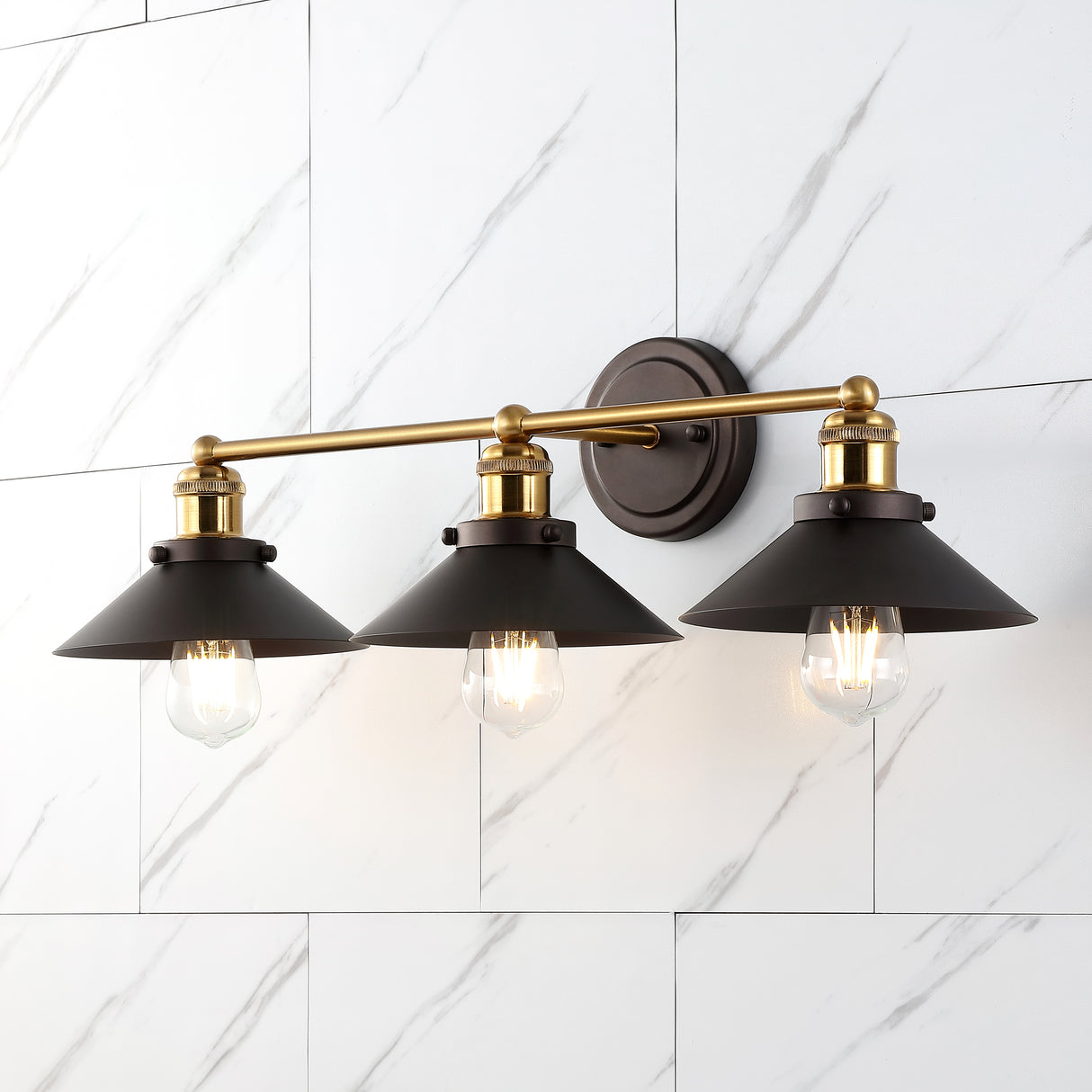 July 3-light Metal Vanity Light