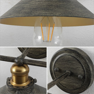 July 3-Light Industrial Farmhouse Metal Vanity Light