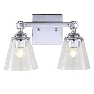 Marion-2-Light-Hurricane-Metal/Seeded-Glass-LED-Vanity-Light-Vanity-Lights