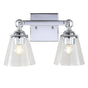 Marion-2-Light-Hurricane-Metal/Seeded-Glass-LED-Vanity-Light-Vanity-Lights