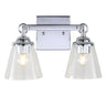 Marion-2-Light-Hurricane-Metal/Seeded-Glass-LED-Vanity-Light-Vanity-Lights