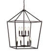 Pagoda-8-Bulb-Lantern-Metal-LED-Pendant-Pendants