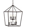 Pagoda-8-Bulb-Lantern-Metal-LED-Pendant-Pendants