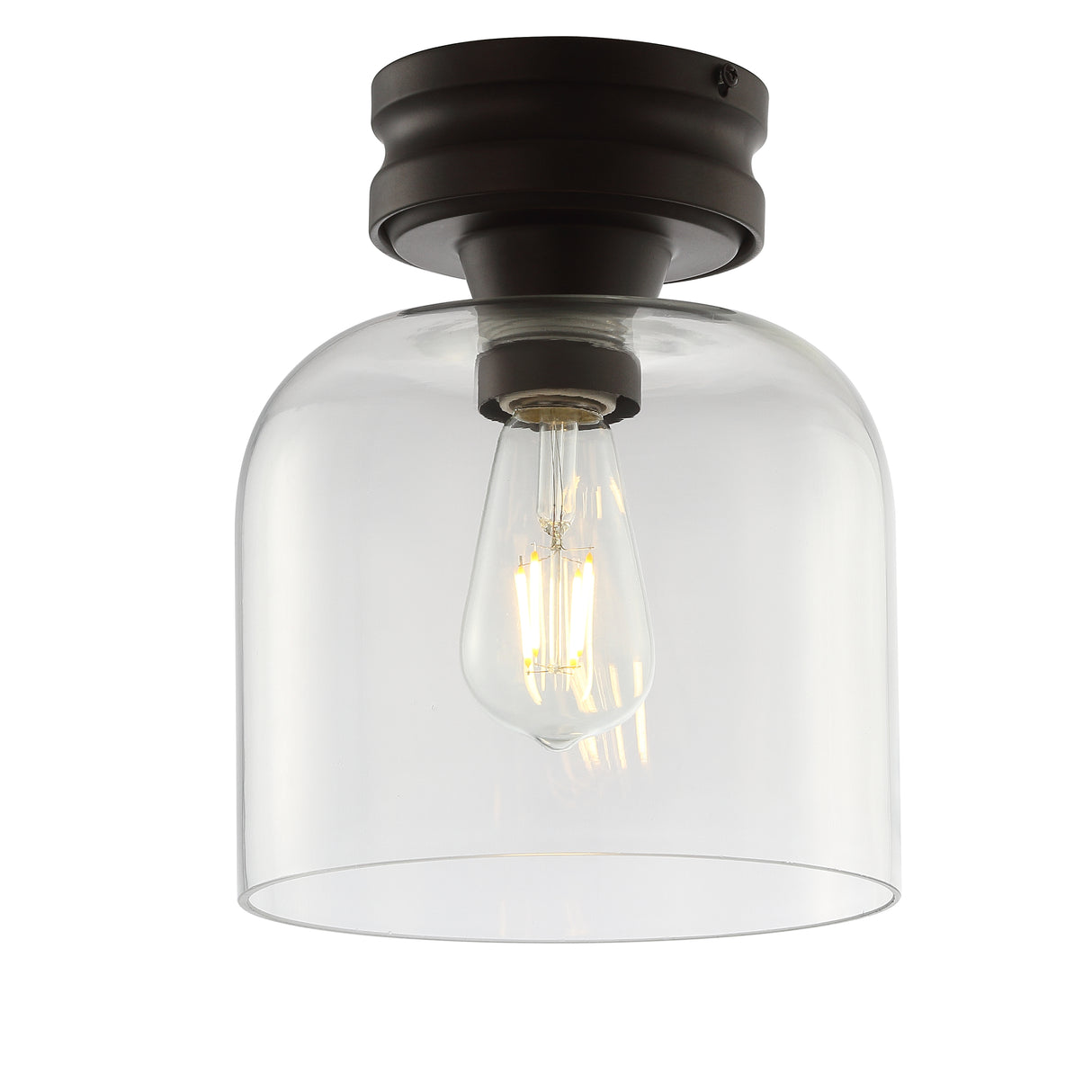 Domenic-Metal/Glass-LED-Flush-Mount-Flush-Mounts