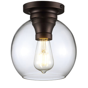 Atlas-Metal/Glass-LED-Flush-Mount-Flush-Mounts