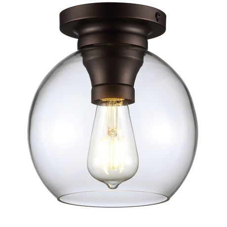 Atlas-Metal/Glass-LED-Flush-Mount-Flush-Mounts