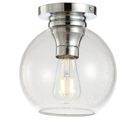 Atlas-Metal/Seeded-Glass-LED-Flush-Mount-Flush-Mounts