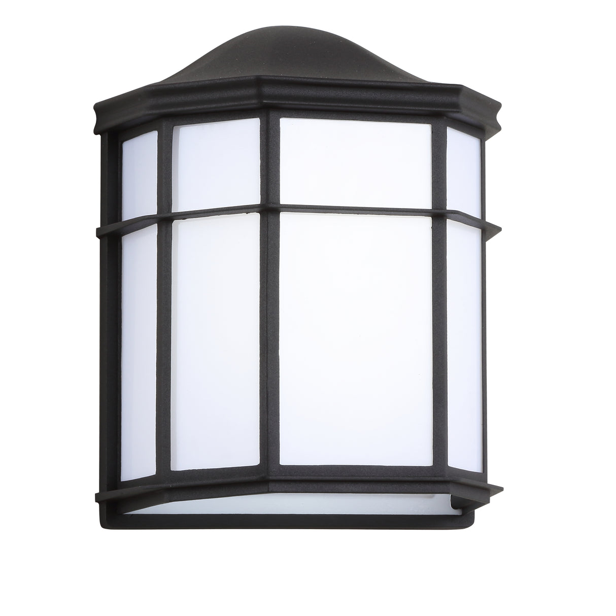 Henry Outdoor Frosted Acrylic/Metal Integrated LED Wall Sconce